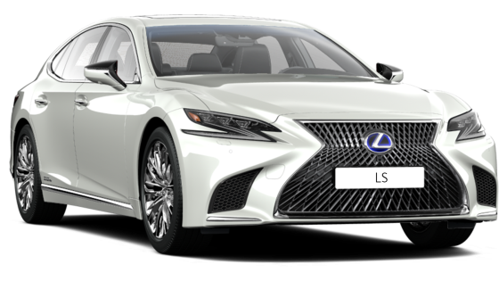 White Lexus ES